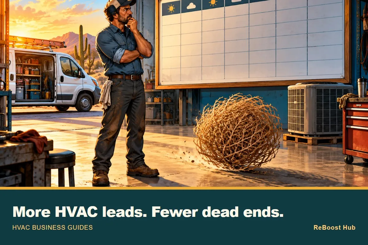 Editorial illustration for How to Get More HVAC Leads Without Wasting Good Calls